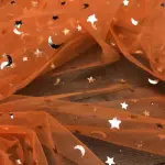 Ayyıldız Varak Baskı Tül Oranj