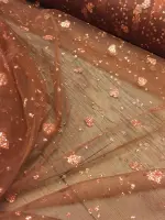 Kalpli Sim Baskı Tül