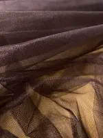 Kristal Tül Acı Kahve kumaş