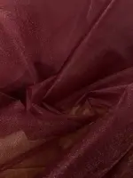 Kristal Tül Bordo kumaş