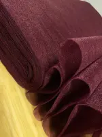 Kristal Tül Bordo kumaş 6