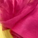 Kristal Tül Fuşya kumaş
