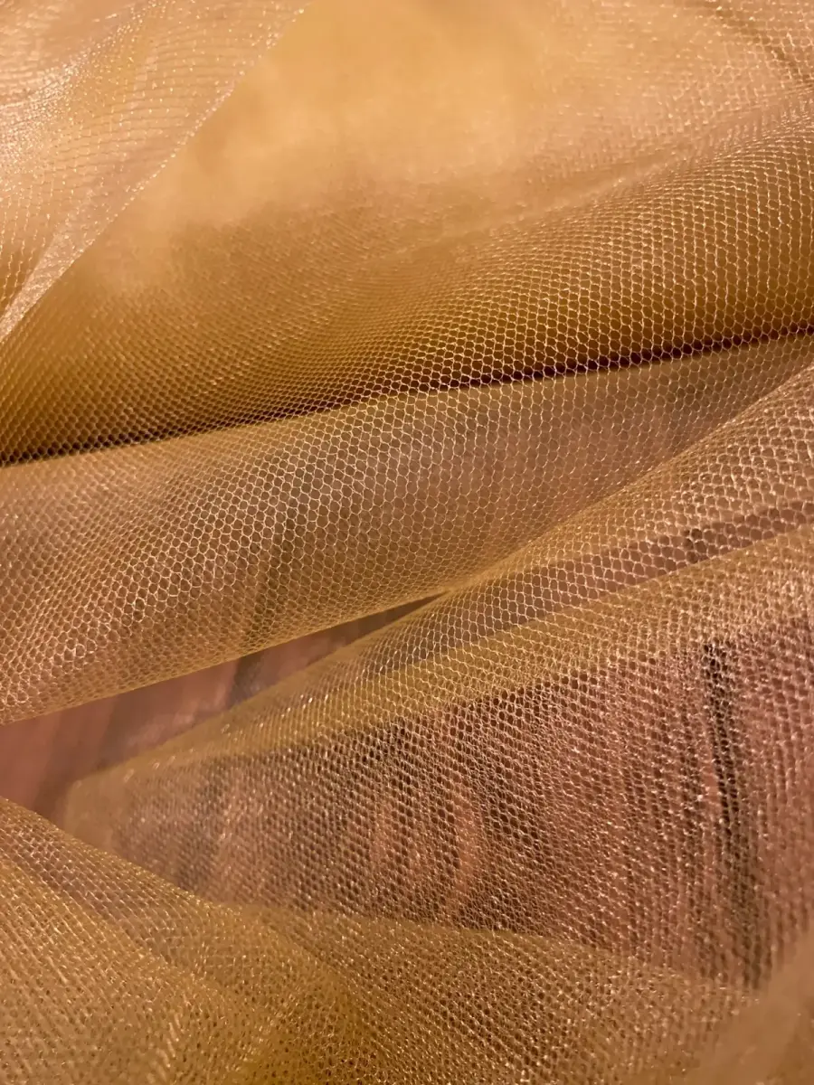 Kristal Tül Gold kumaş