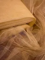 Kristal Tül Gold kumaş 3