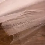 Kristal Tül Kırık Beyaz kumaş