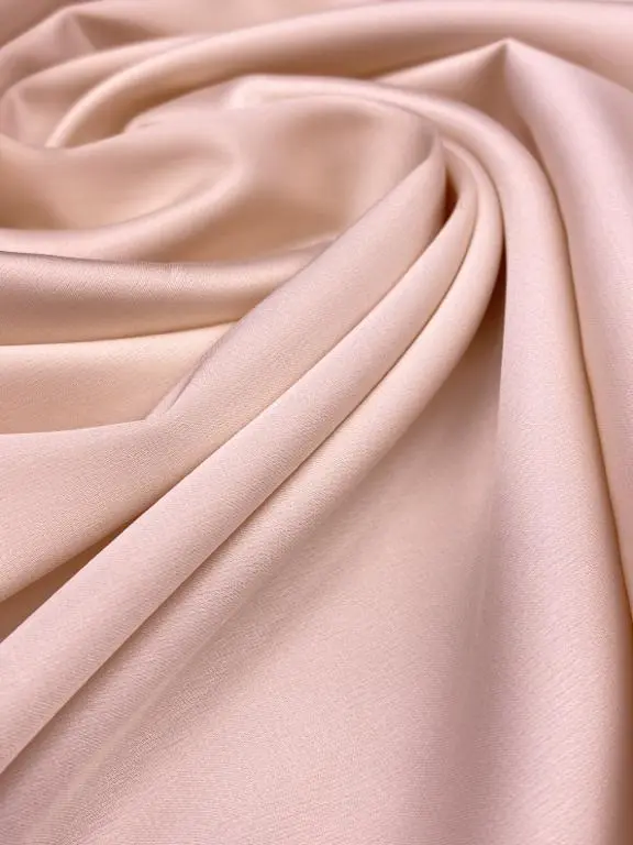 likra-saten-sifon-bej.jpg Likra Saten Şifon (İpeksi Saten) Kumaş