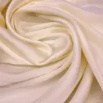 Likra Saten Şifon (İpeksi Saten) Krem