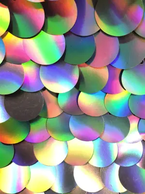 Para Payet Hologram Gümüş