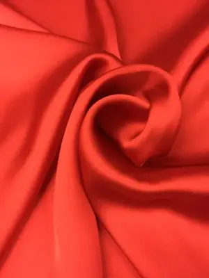 Saten Şifon (İpek Saten) 10 Kırmızı