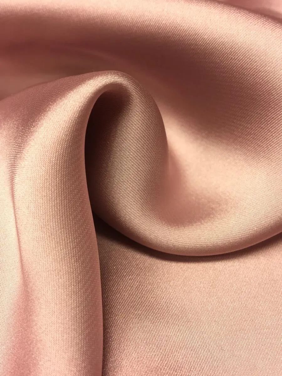 saten-sifon-pudra-03.jpg Likra Saten Şifon (İpeksi Saten) Kumaş