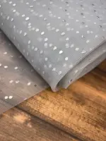 Mini Puantiye Varak Baskı Tül (2 mm)