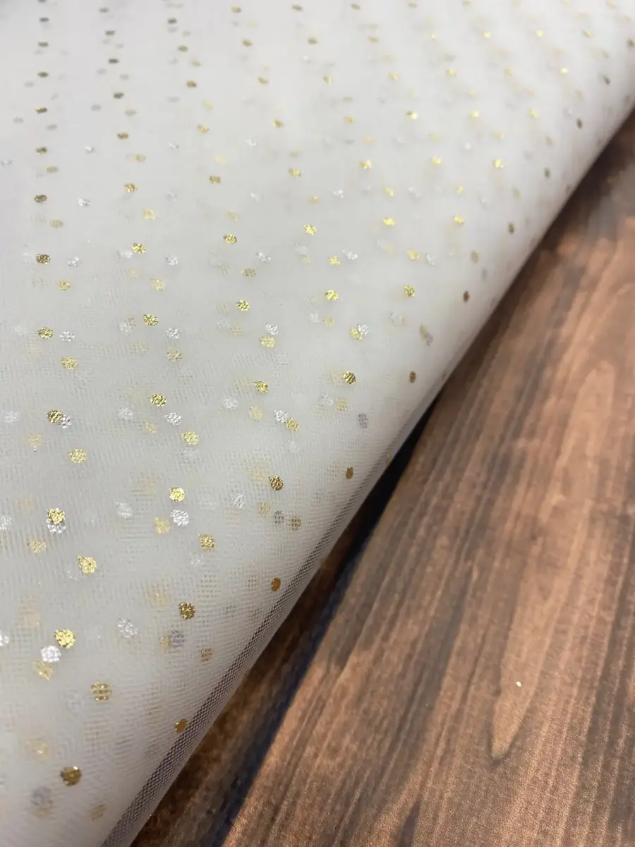 Mini Puantiye Varak Baskı Tül (2 mm)