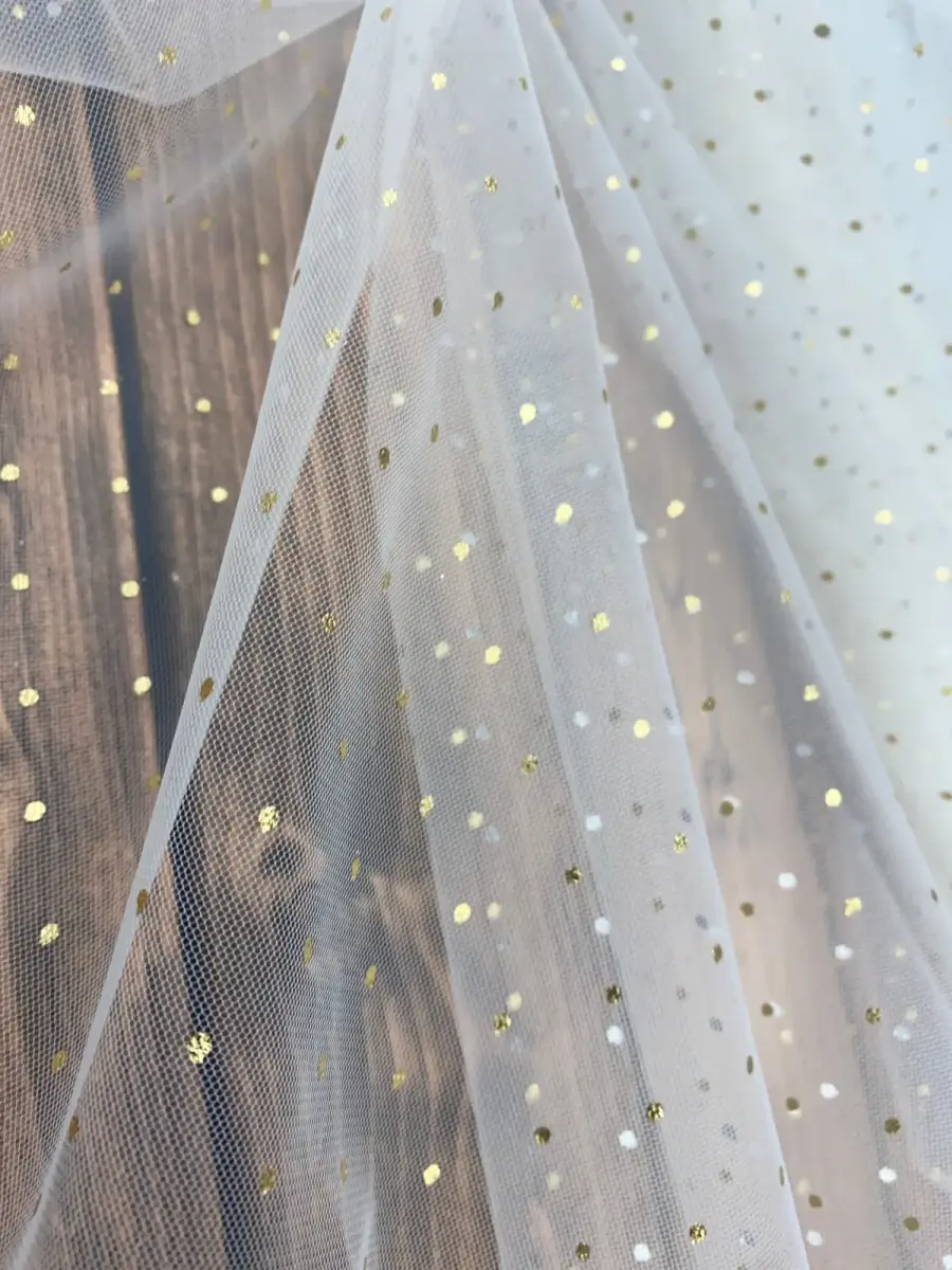 Mini Puantiye Varak Baskı Tül (2 mm)