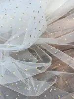 Mini Puantiye Varak Baskı Tül (2 mm)
