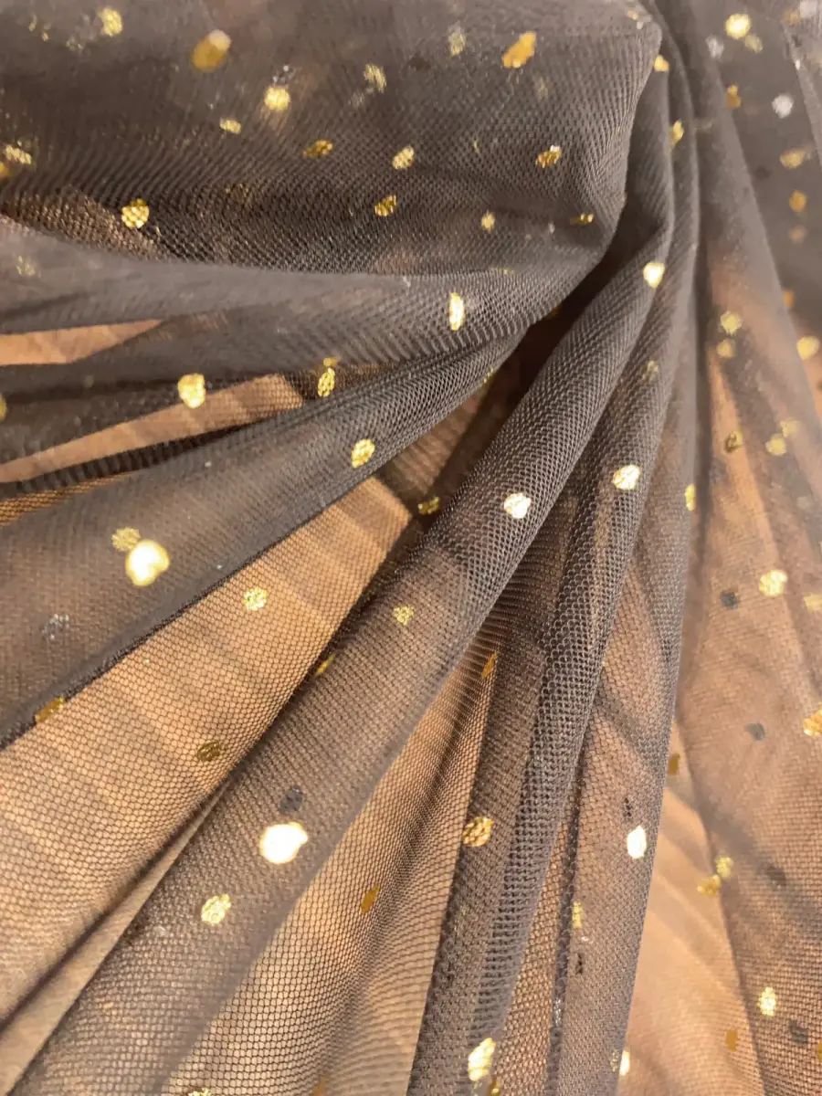 Mini Puantiye Varak Baskı Tül (2 mm)