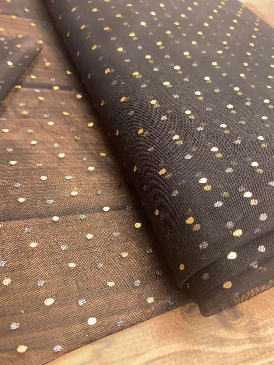 Mini Puantiye Varak Baskı Tül (2 mm)