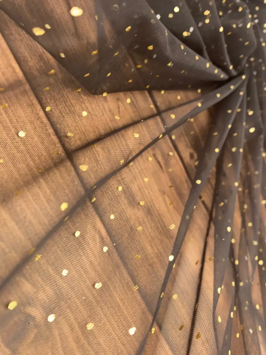 Mini Puantiye Varak Baskı Tül (2 mm)